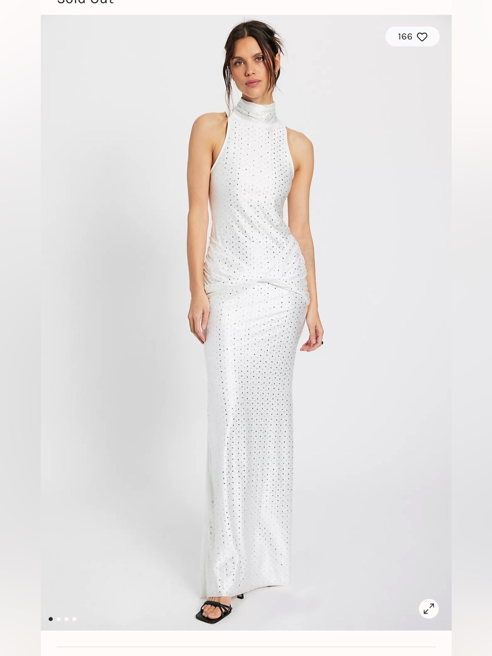 Free People DELFI Collective Roya Embellished Maxi Dress S